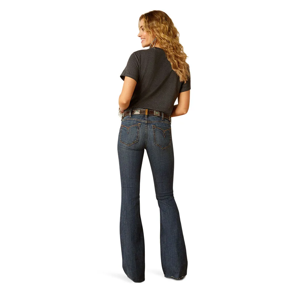 10051839 Ariat Women's Perfect Rise Kallie Flare Jeans - Florida