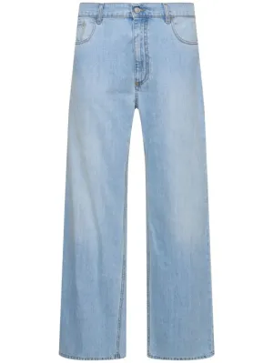 1017 Alyx 9sm   Wide denim jeans w/buckle 