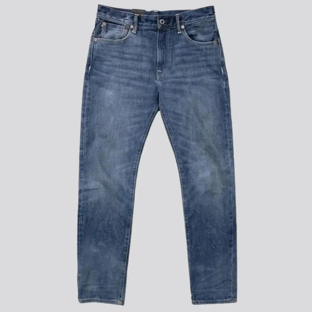 16oz sanded men's selvedge jeans