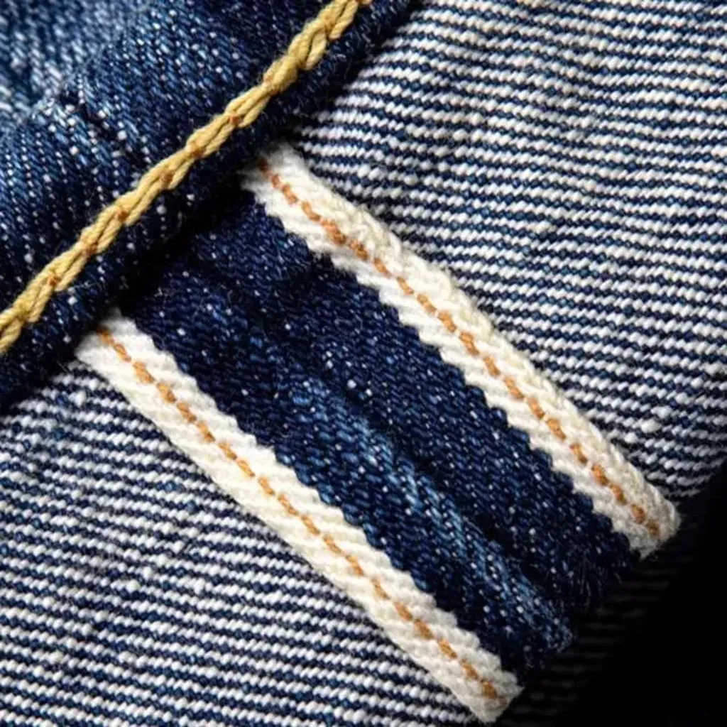 16oz sanded men's selvedge jeans