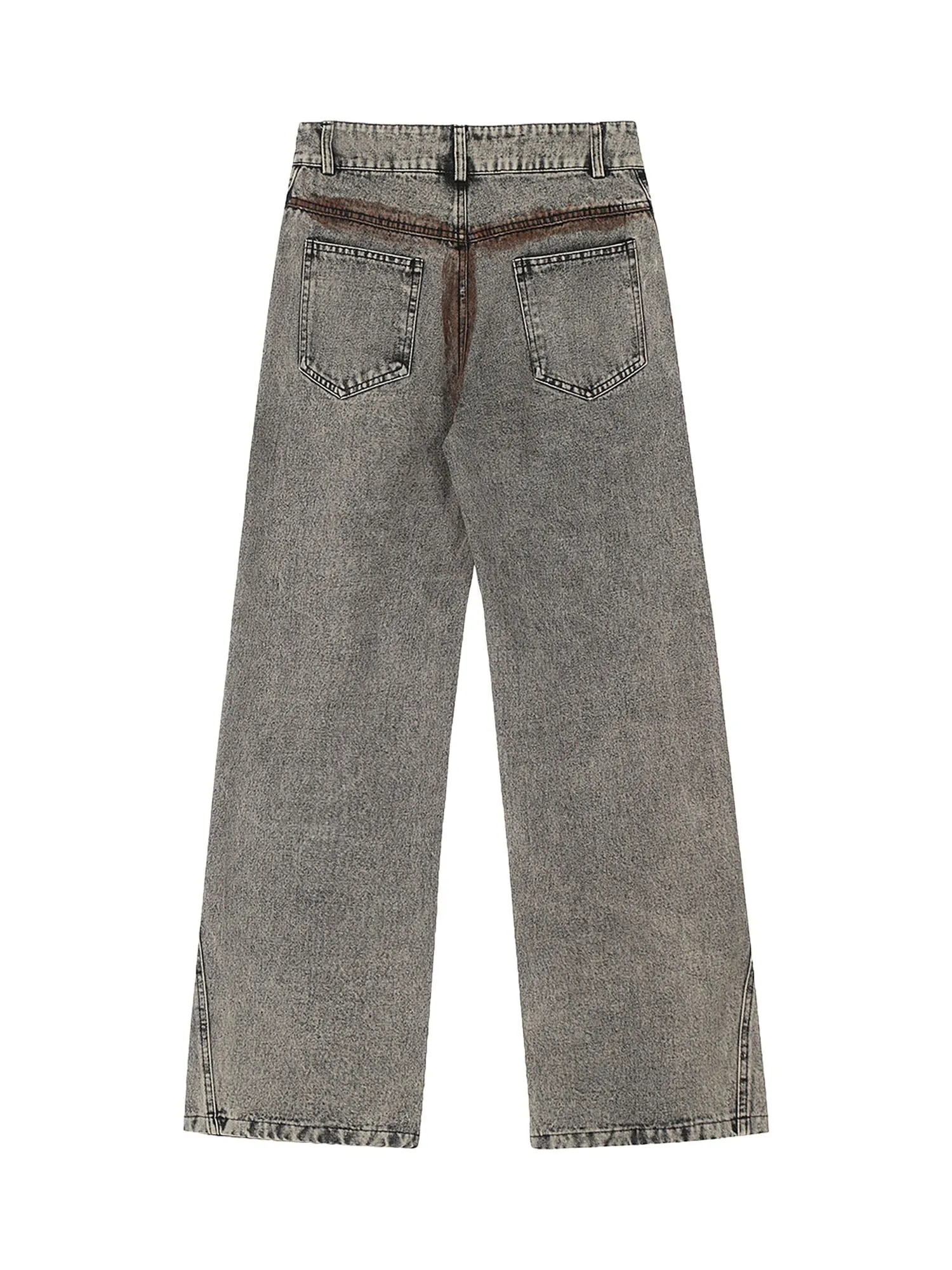 1984 American Street Style Washed Distressed Jeans