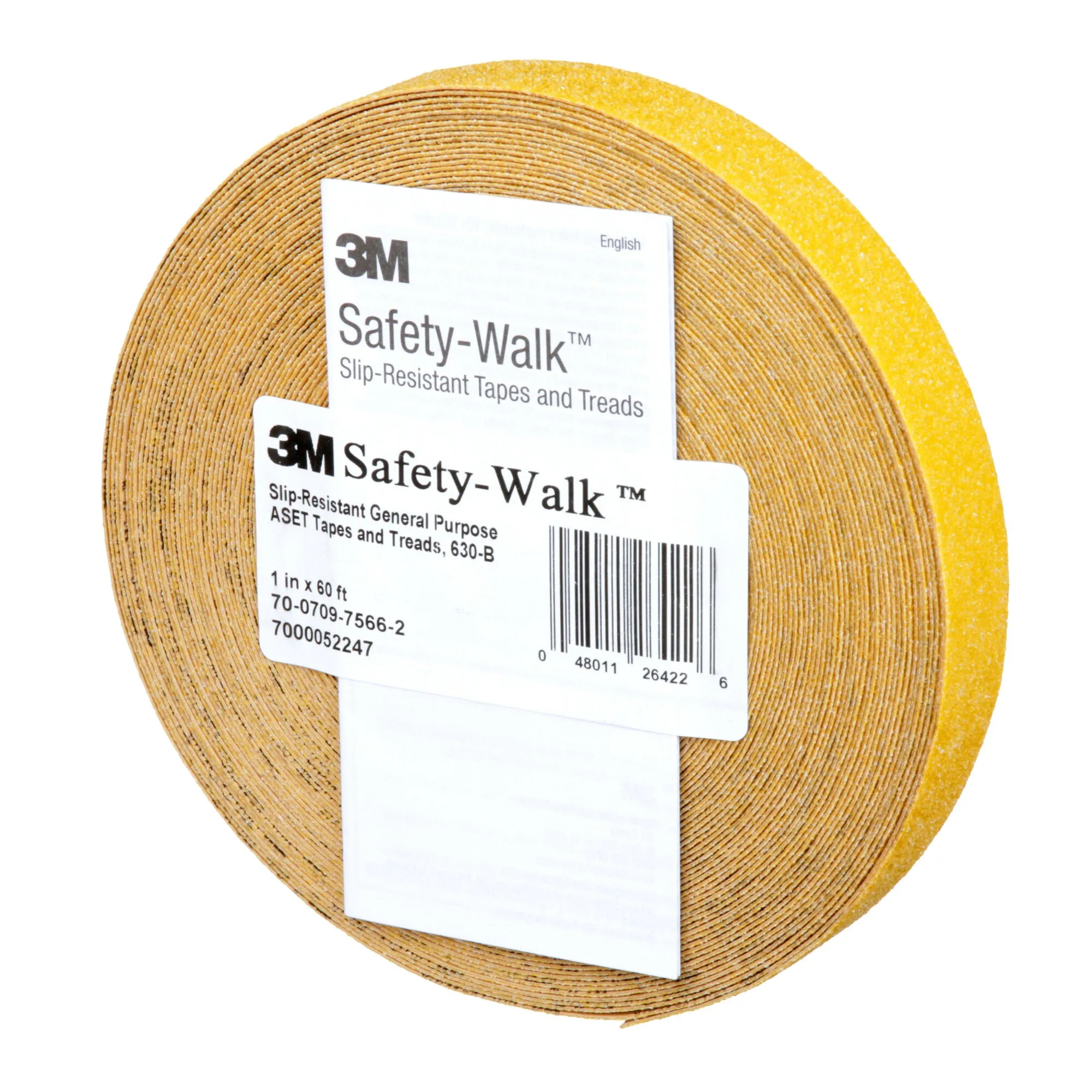 3M Safety-Walk Slip-Resistant General Purpose Tapes & Treads 630-B,Safety Yellow