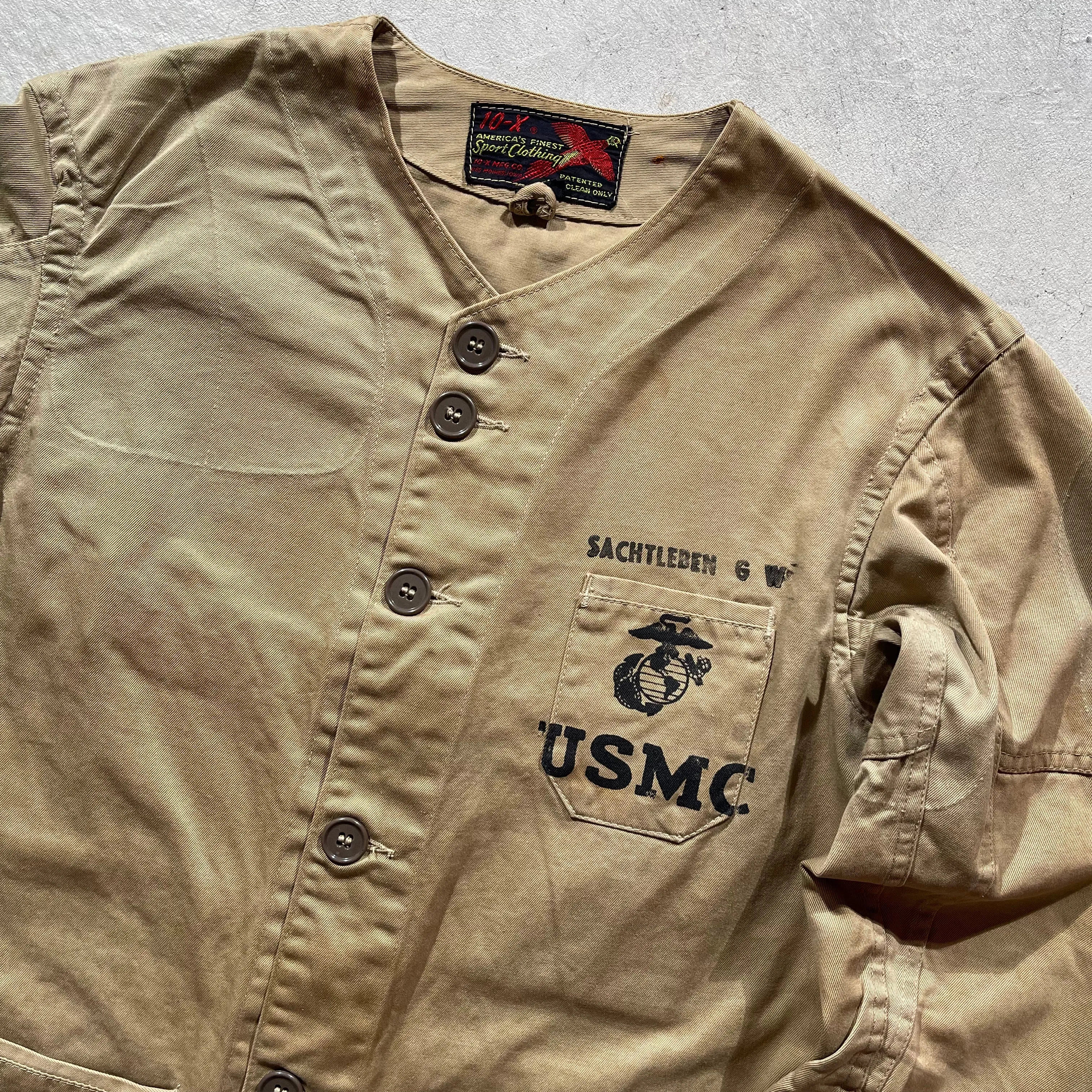 40s USMC Stenciled Hunting Jacket- M