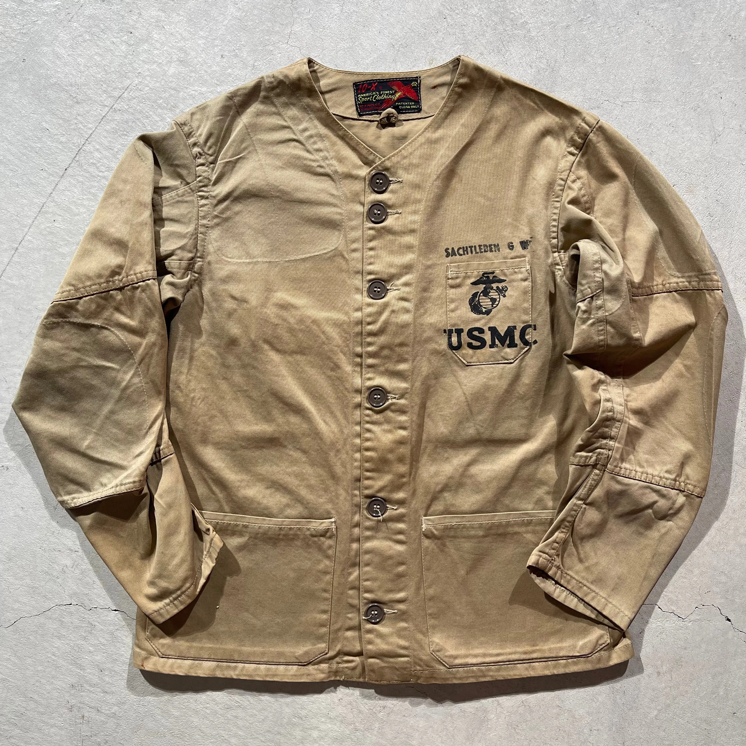 40s USMC Stenciled Hunting Jacket- M