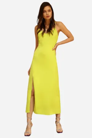 Adelyn Rae Maxine Slip Dress in Limelight