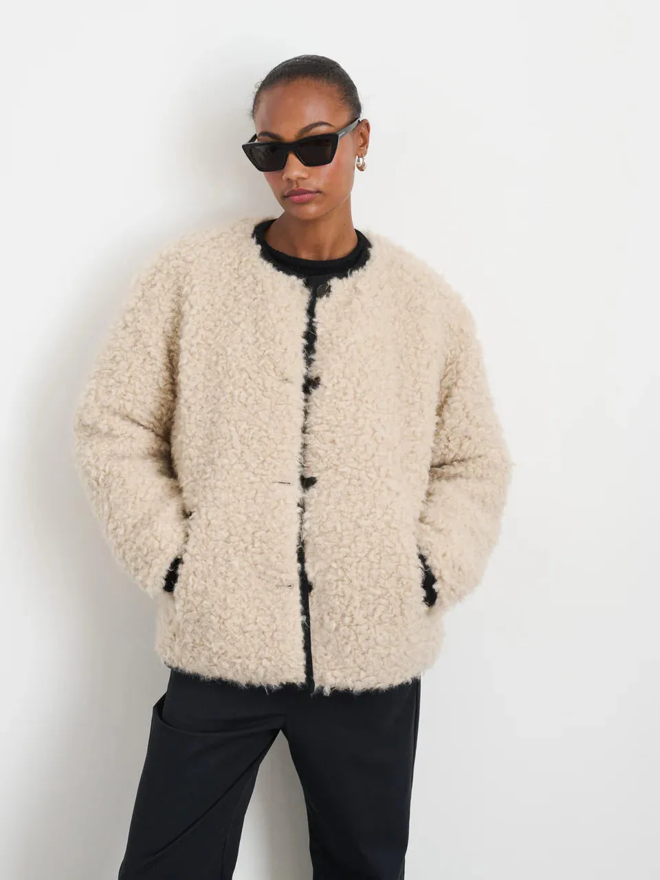 Alex Mill - Reversible Polar Bear Jacket (Black)