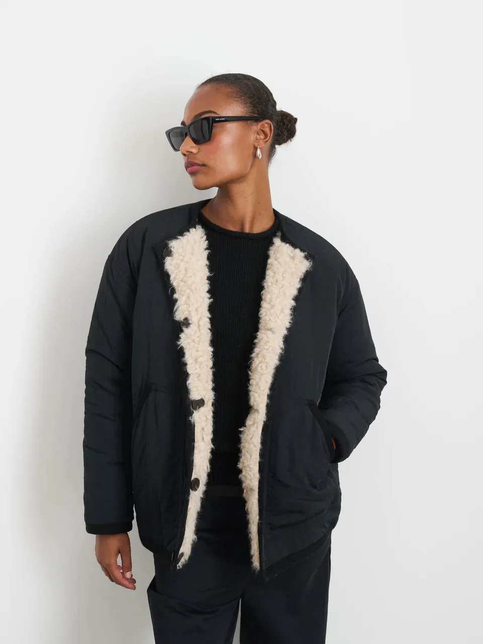 Alex Mill - Reversible Polar Bear Jacket (Black)