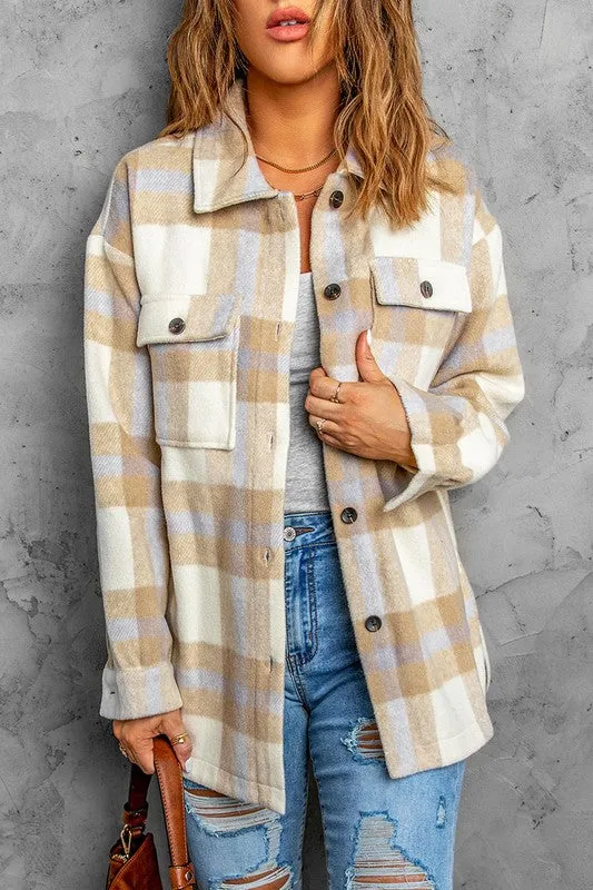 Allegra Plaid Shacket