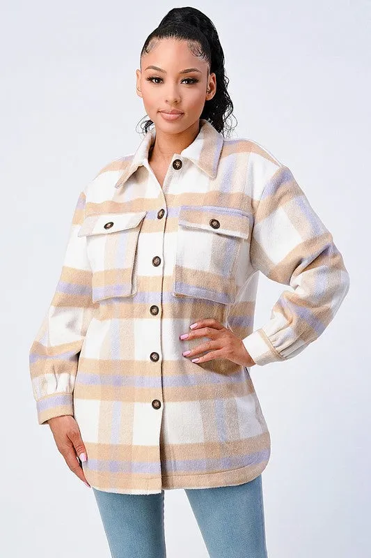 Allegra Plaid Shacket