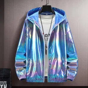 Anodize Solid Polyester Bomber Jacket