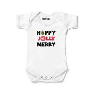 Atlanta Hawks "Happy Jolly Merry" Bodysuit