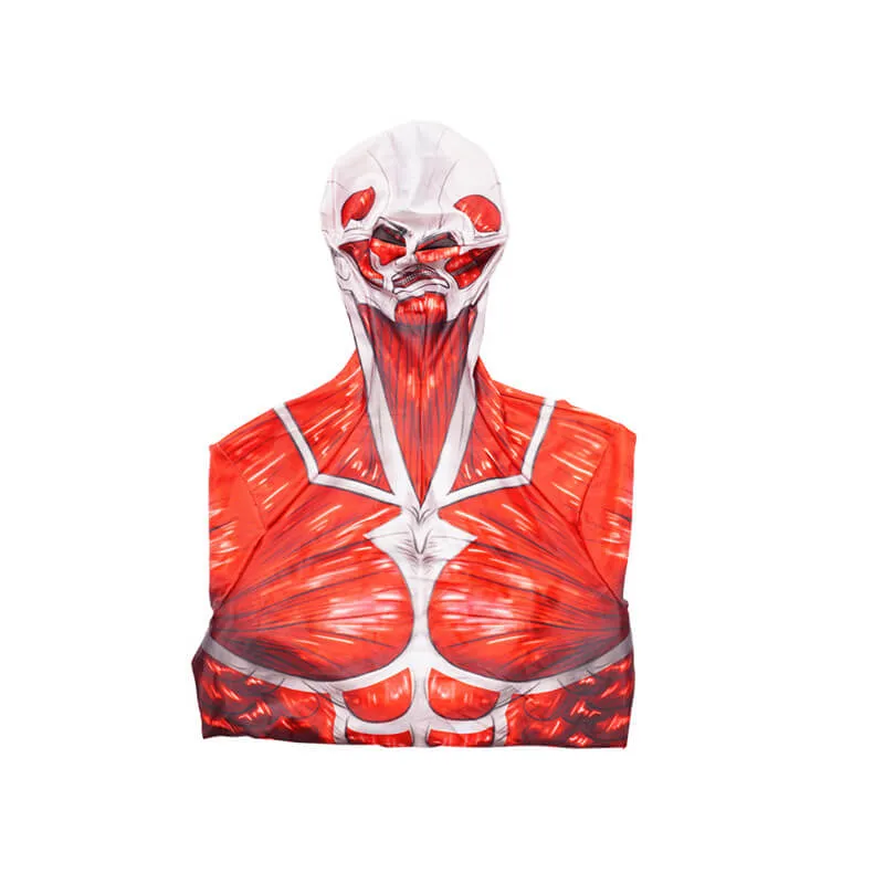 Attack on Titan Bodysuit Adult Lycra Zentai Jumpsuit Titan Muscle Cosplay Costumes BEcostume