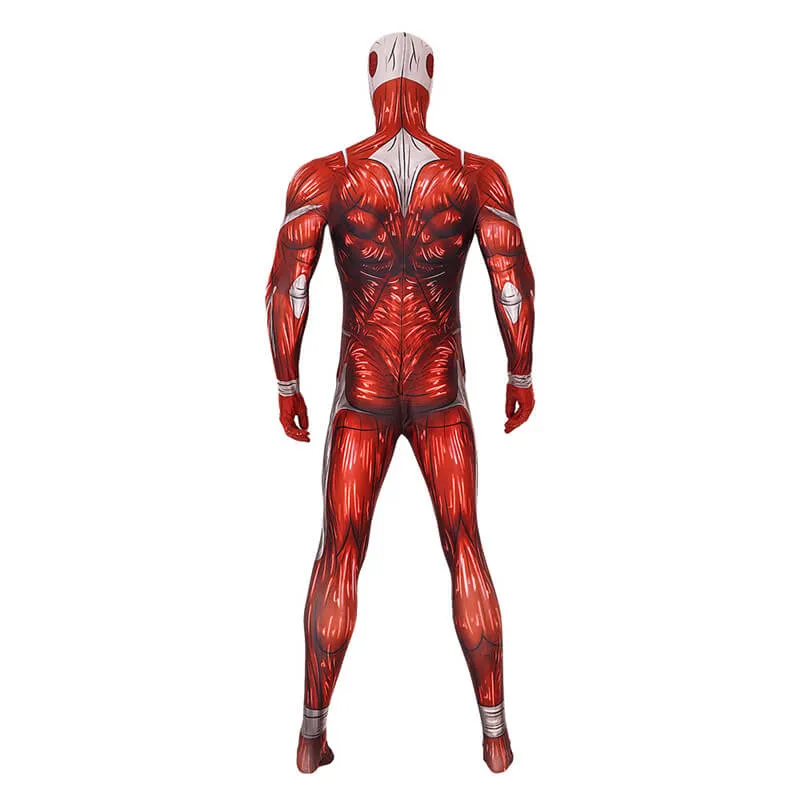 Attack on Titan Bodysuit Adult Lycra Zentai Jumpsuit Titan Muscle Cosplay Costumes BEcostume