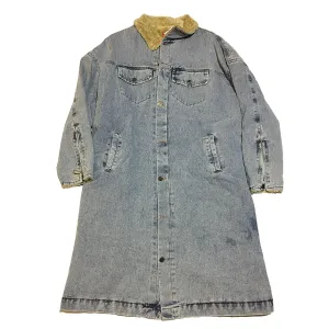 BACK IN STOCK! Denim  Sherpa  Long Jacket