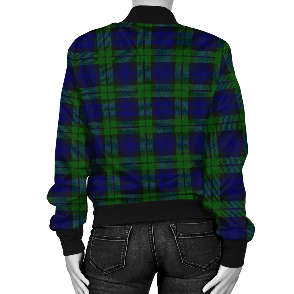 Bannatyne Tartan Bomber Jacket with Family Crest