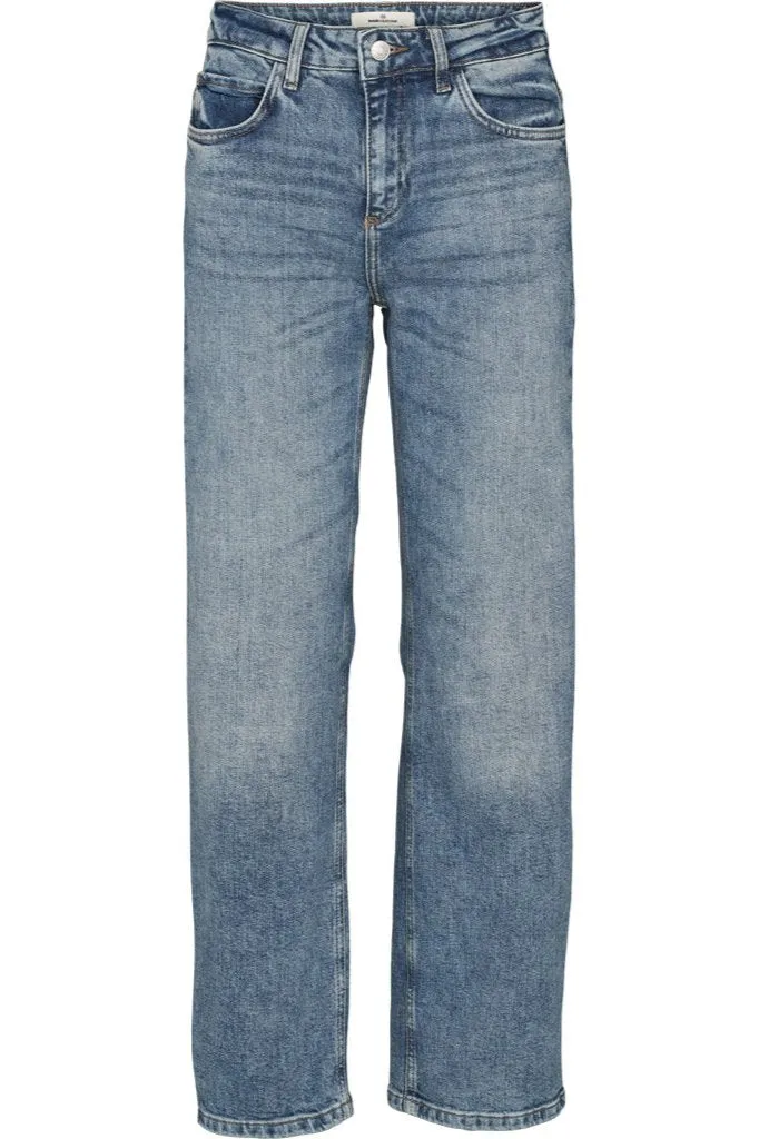 Basic Apparel Elisa Jeans - Stone Washed Denim