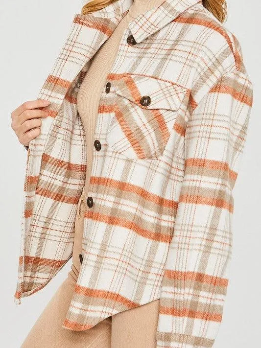 Be the Envy Must Have Plaid Shacket