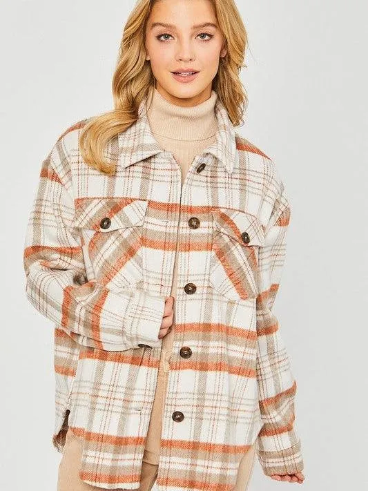 Be the Envy Must Have Plaid Shacket