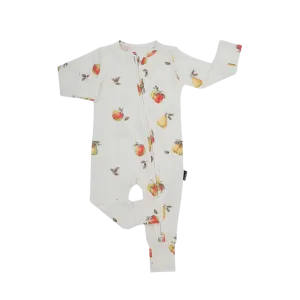 BELAN J Footless Sleeper with Fold-Over Cuffs - Orchard