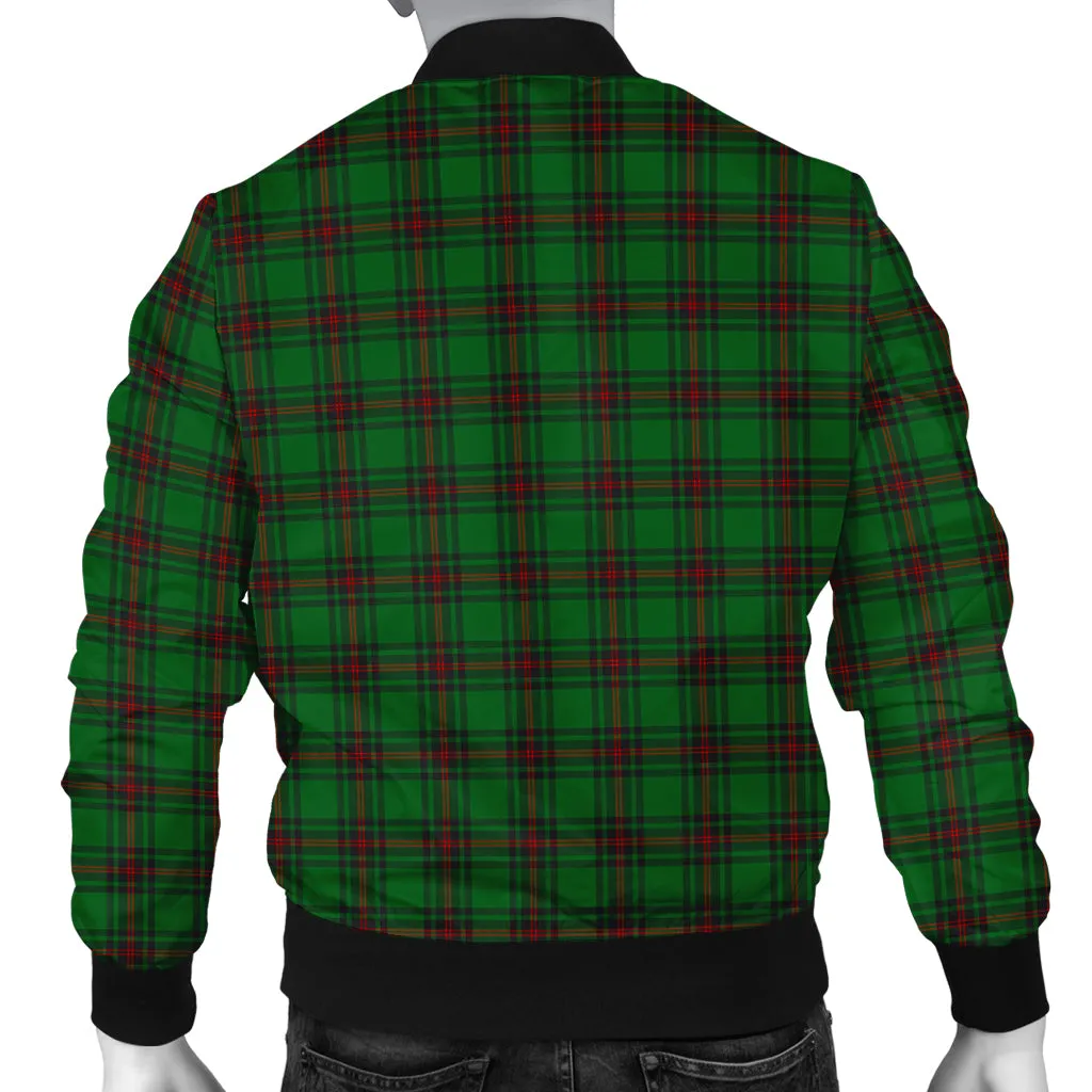 Beveridge Tartan Bomber Jacket with Family Crest