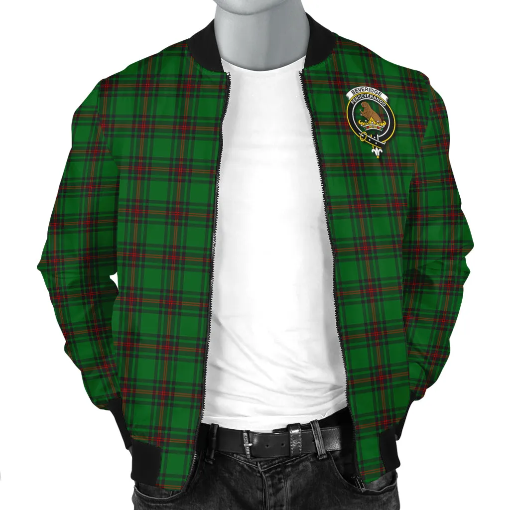 Beveridge Tartan Bomber Jacket with Family Crest