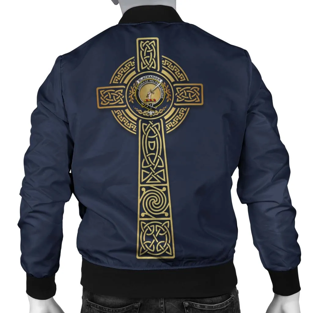 Blackadder Clan Bomber Jacket with Golden Celtic Tree Of Life