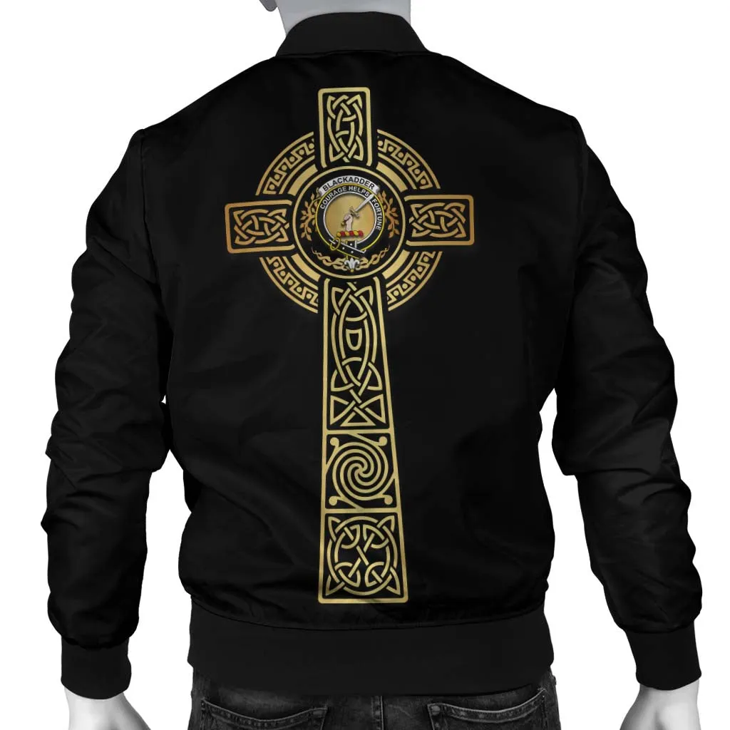 Blackadder Clan Bomber Jacket with Golden Celtic Tree Of Life