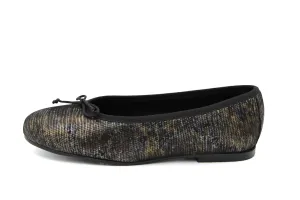 Blublonc  Metallic Bonze Ballet Flat Ballerina-U