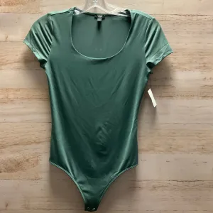 Bodysuit By Express In Green, Size: Xs