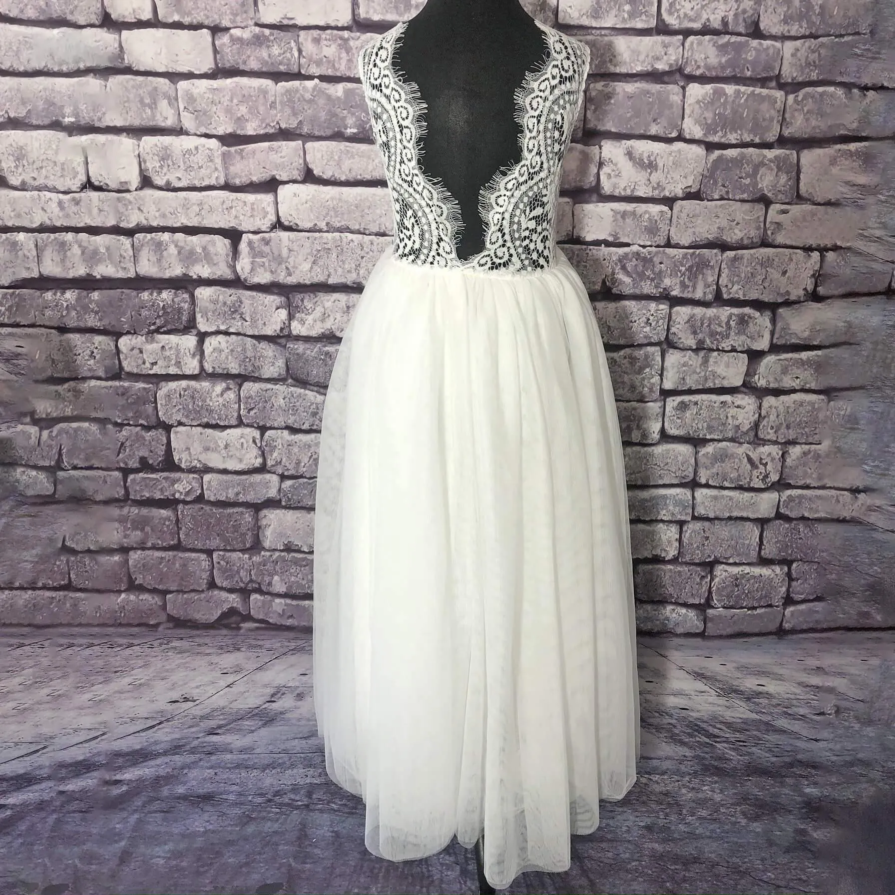 Bohemian Classic Dress - White