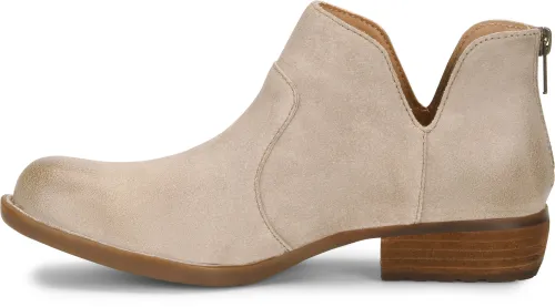 Born Women's Kerri Leather Bootie - Cream Visone Distressed BR0012079