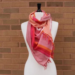 Bright Stripes Cotton Scarf