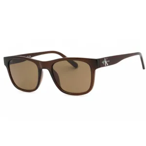 Calvin Klein Jeans Men's Sunglasses - Crystal Brown Plastic Frame | CKJ20632S 210