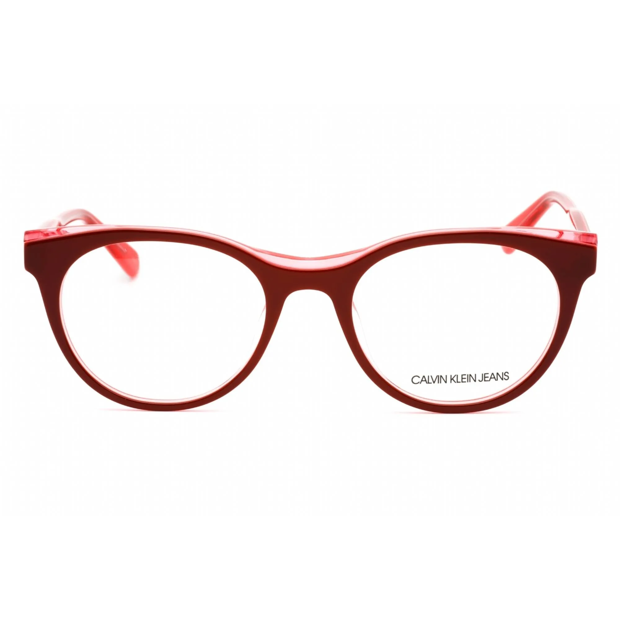 Calvin Klein Jeans Women's Eyeglasses - Burgundy/Crystal Azalea Frame | CKJ19511 609