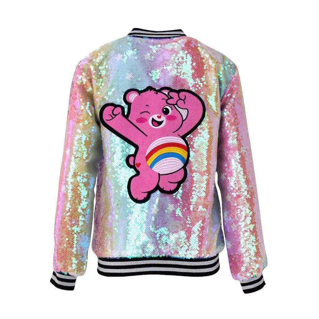 Care Bears Cheer Bear Sequin Bomber