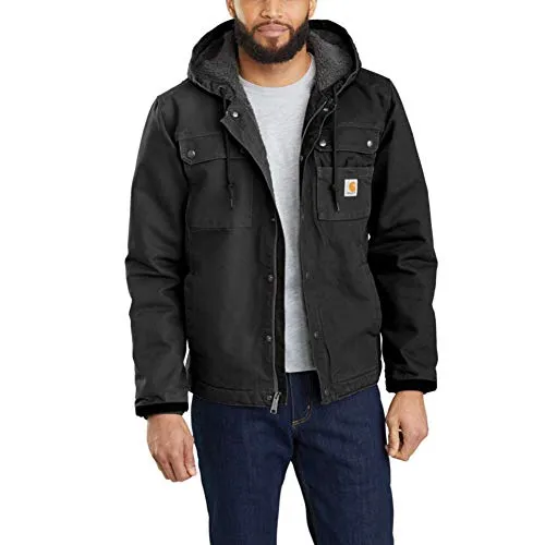 Carhartt 103826 Men's Relaxed Fit Washed Duck Sherpa-Lined Utility Jacket