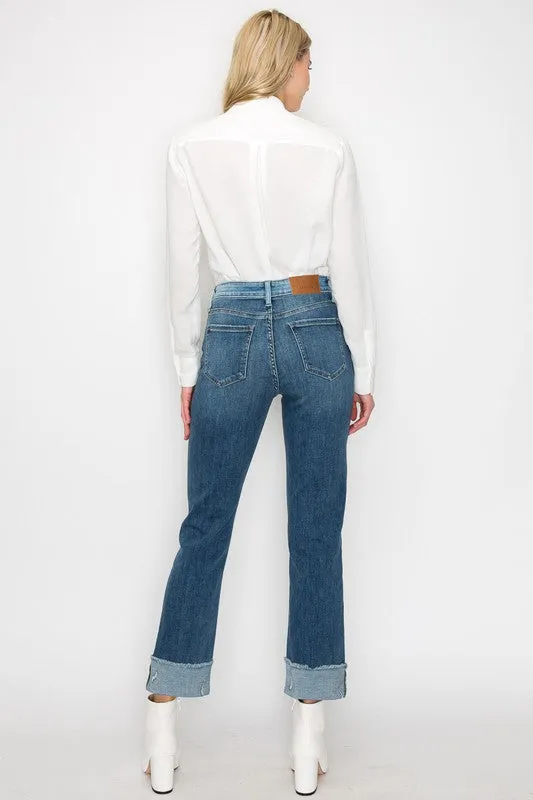 CHAROLETTE HIGH RISE STRAIGHT JEANS