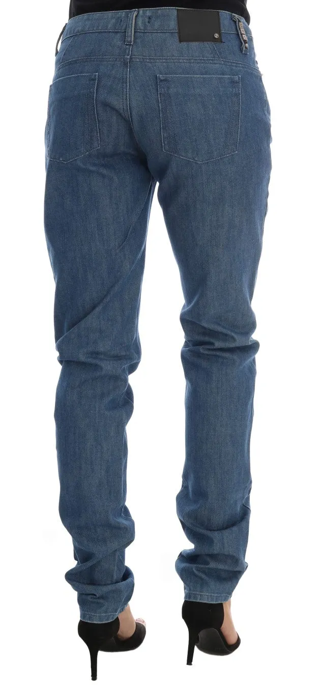 Costume National Elegant Boy Fit Blue Wash Jeans