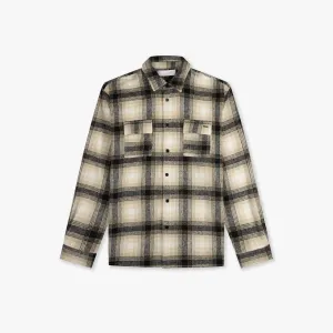 Croyez Midweight Flannel Overshirt | Light Brown