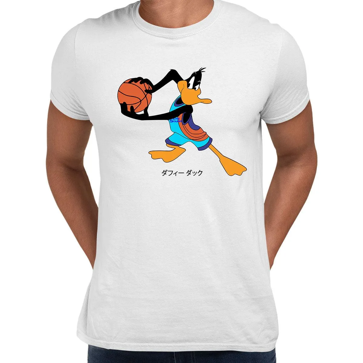 Daffy Duck Japanaise Tune Squad T-shirt Adult Movie