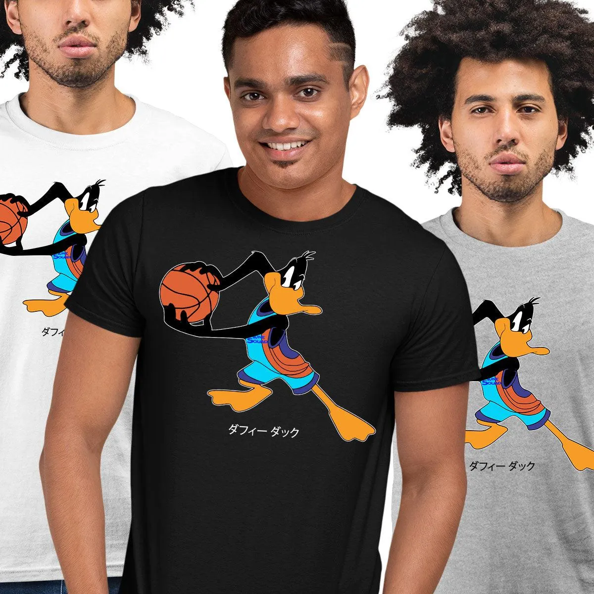 Daffy Duck Japanaise Tune Squad T-shirt Adult Movie