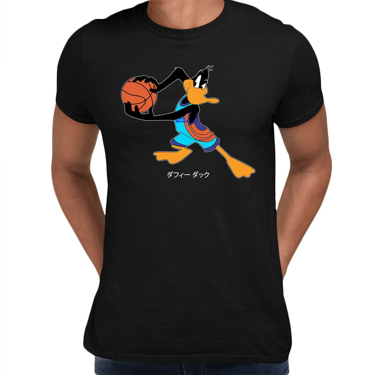 Daffy Duck Japanaise Tune Squad T-shirt Adult Movie