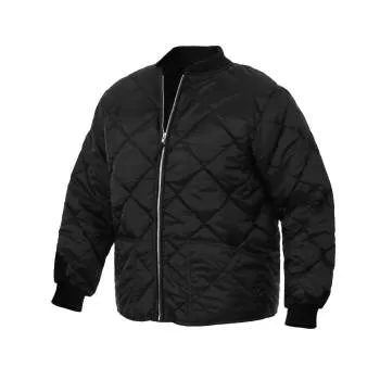 Diamond Nylon Quilted Flight Jacket