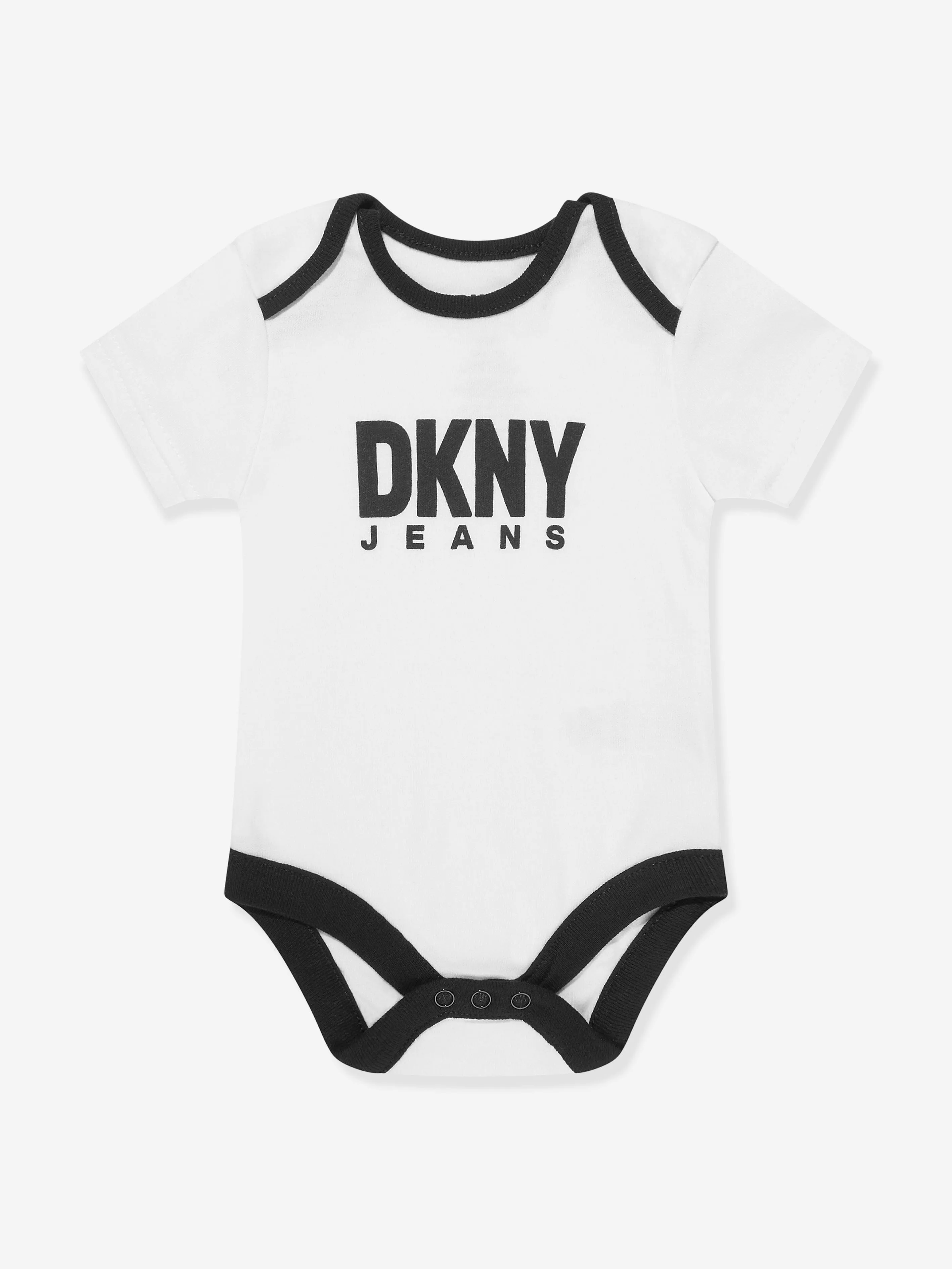 DKNY Baby 3 Piece Bodysuit Pack in Black