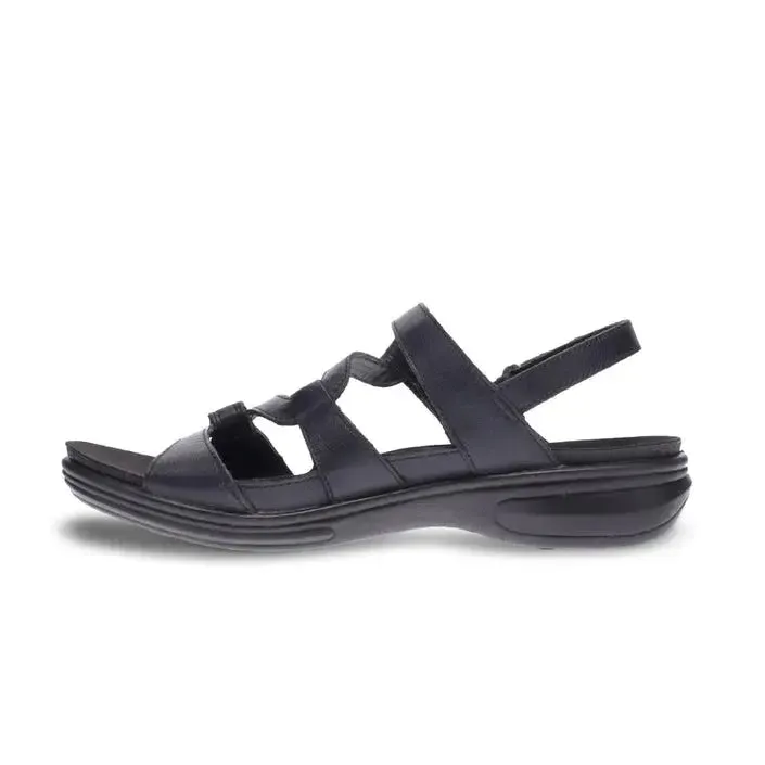 EMERALD BACK STRAP SANDAL - Black