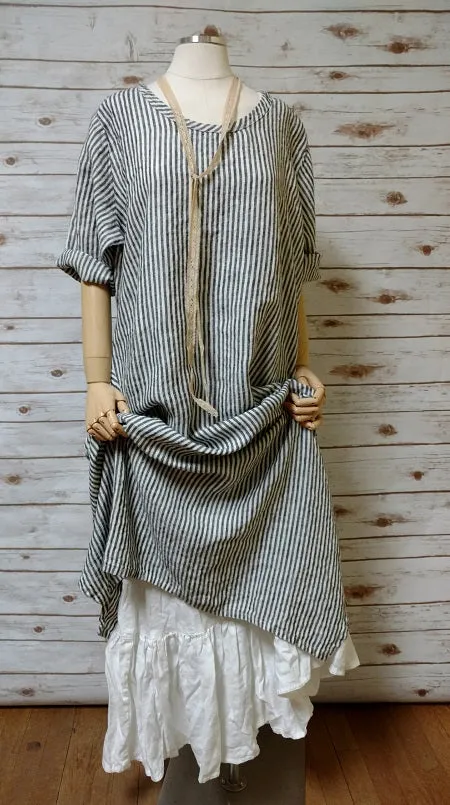 Fairy Slip  in Medium Weight Linen