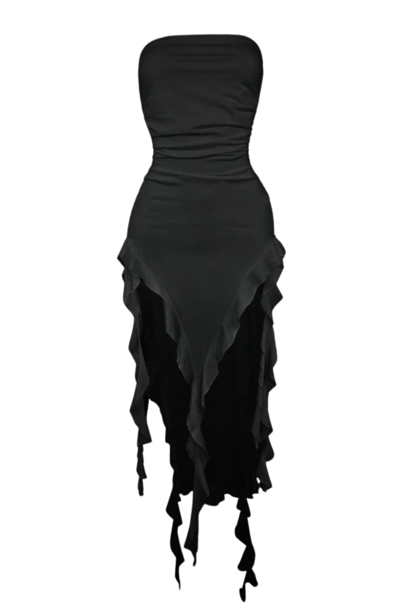 Fallen Angel Ruffle Tube Dress