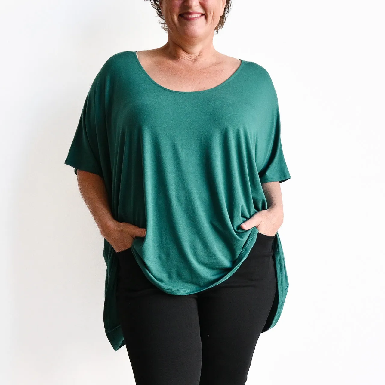 Find Your Flow Drape Top by KOBOMO Bamboo