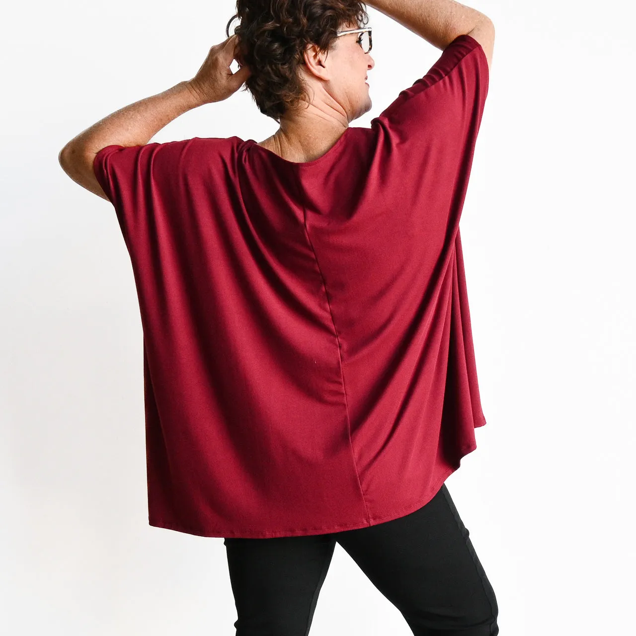 Find Your Flow Drape Top by KOBOMO Bamboo