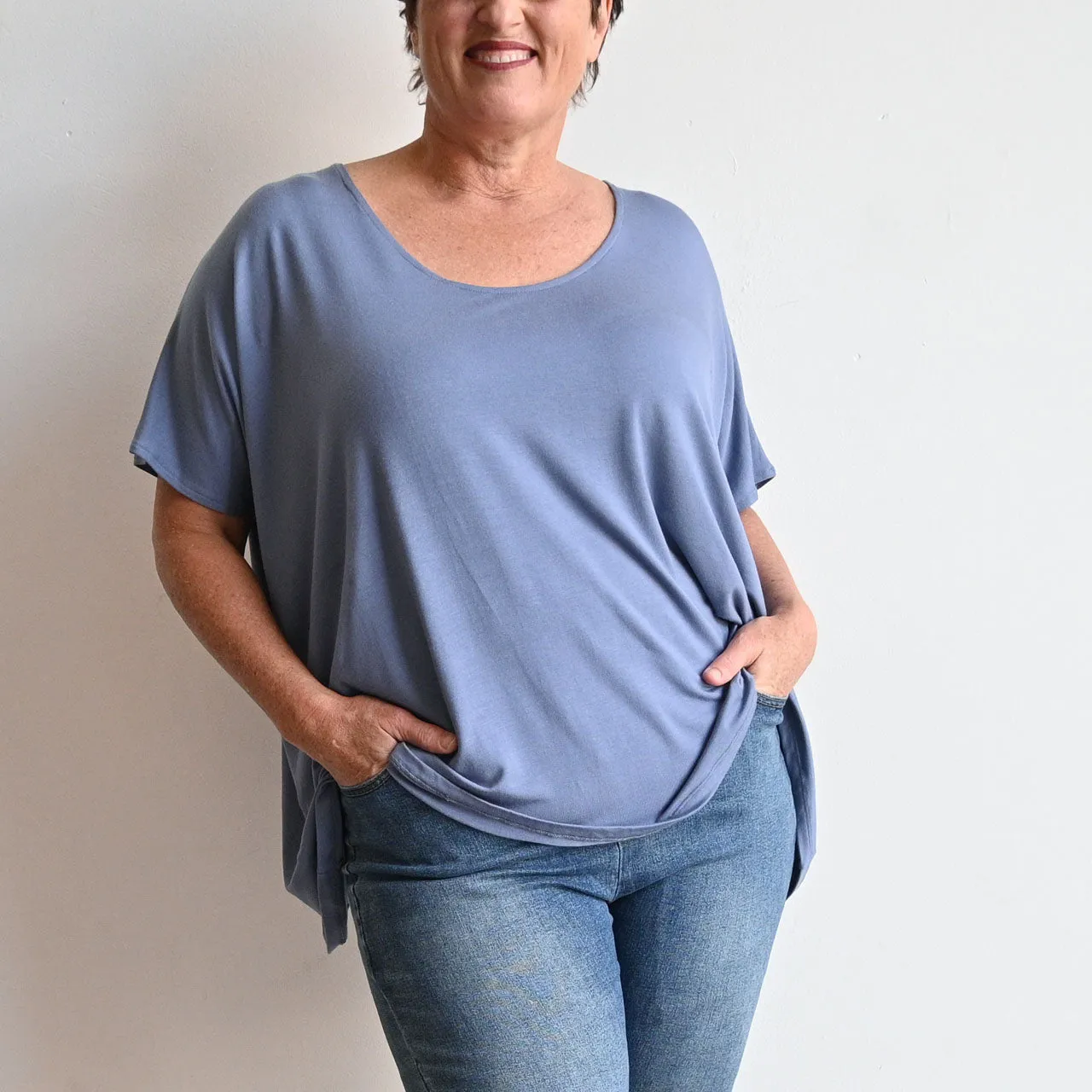 Find Your Flow Drape Top by KOBOMO Bamboo